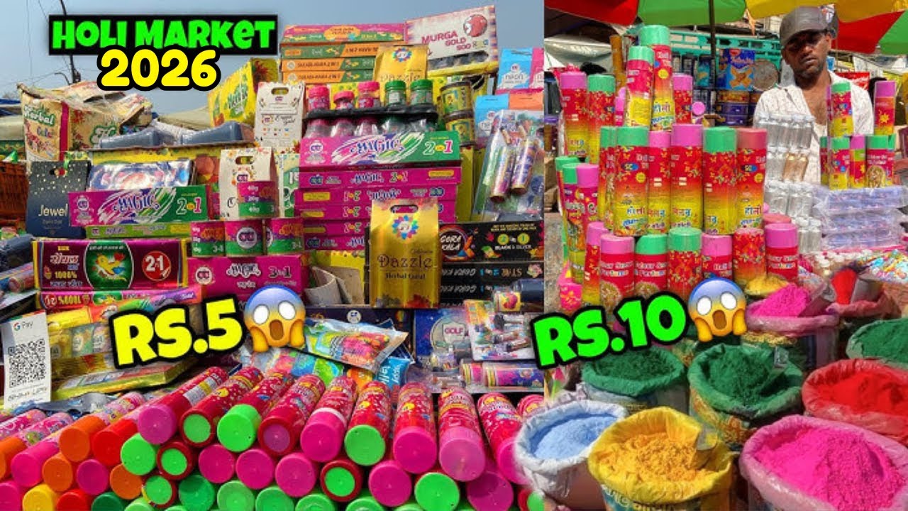 Sabse Sasti Holi Shopping Delhi Me! | Sadar Bazaar Vlog 2026 | Delhi Holi Shopping Guide 2026