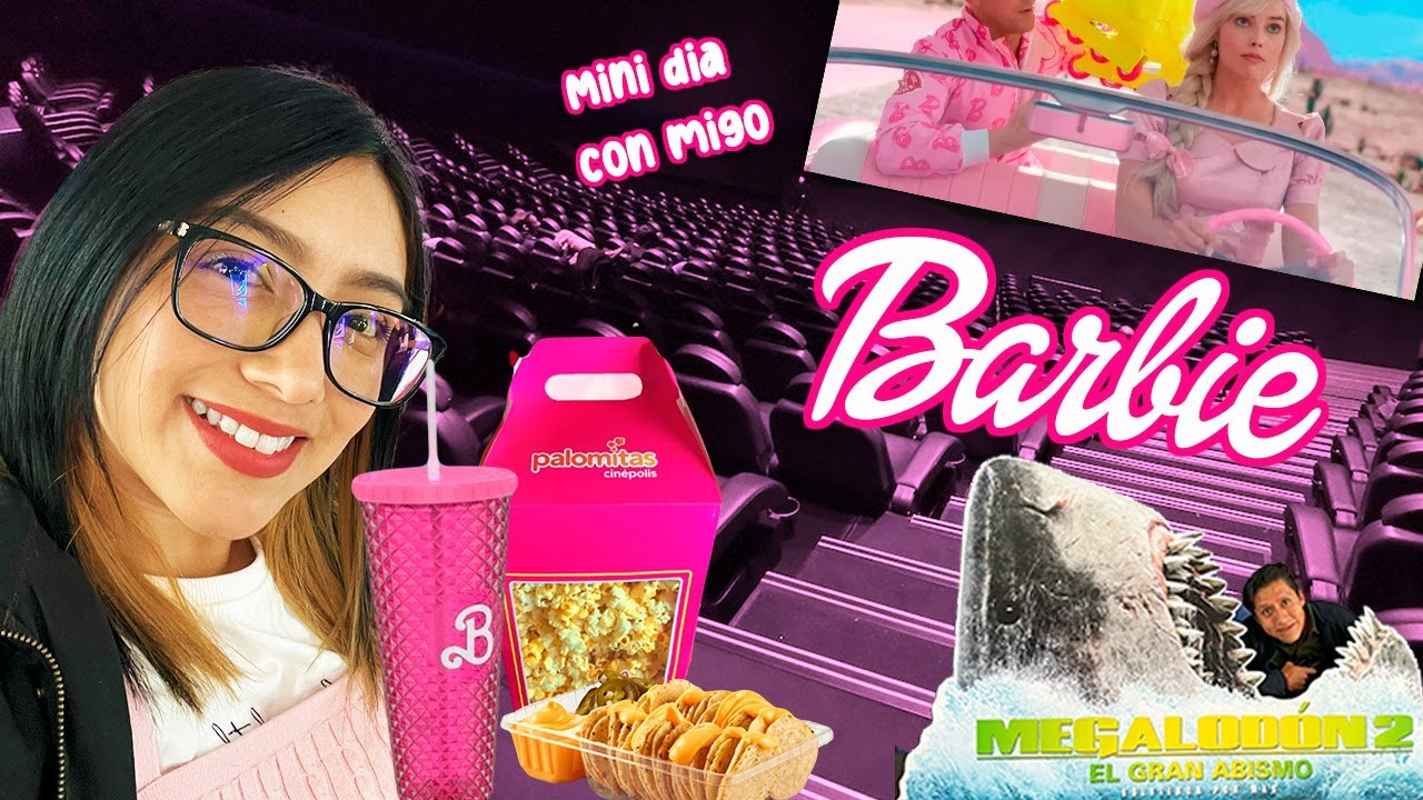 POR FIN FUÍ A VER LA PELICULA DE BARBIE!!💕NO ME LA PODIA PERDER | MINI DIA CON MIGO