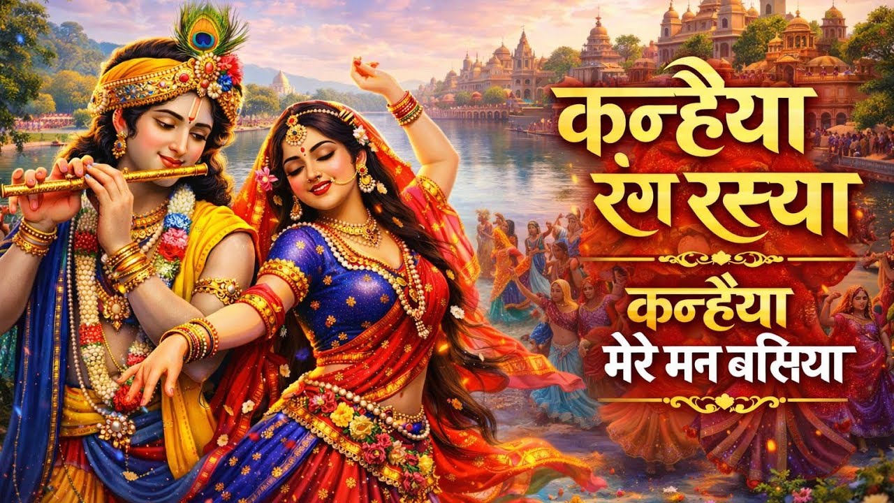 कन्हैया रंग रस्या कन्हैया मेरे मन बसिया | राधा कृष्ण मुरली भजन | अति मधुर