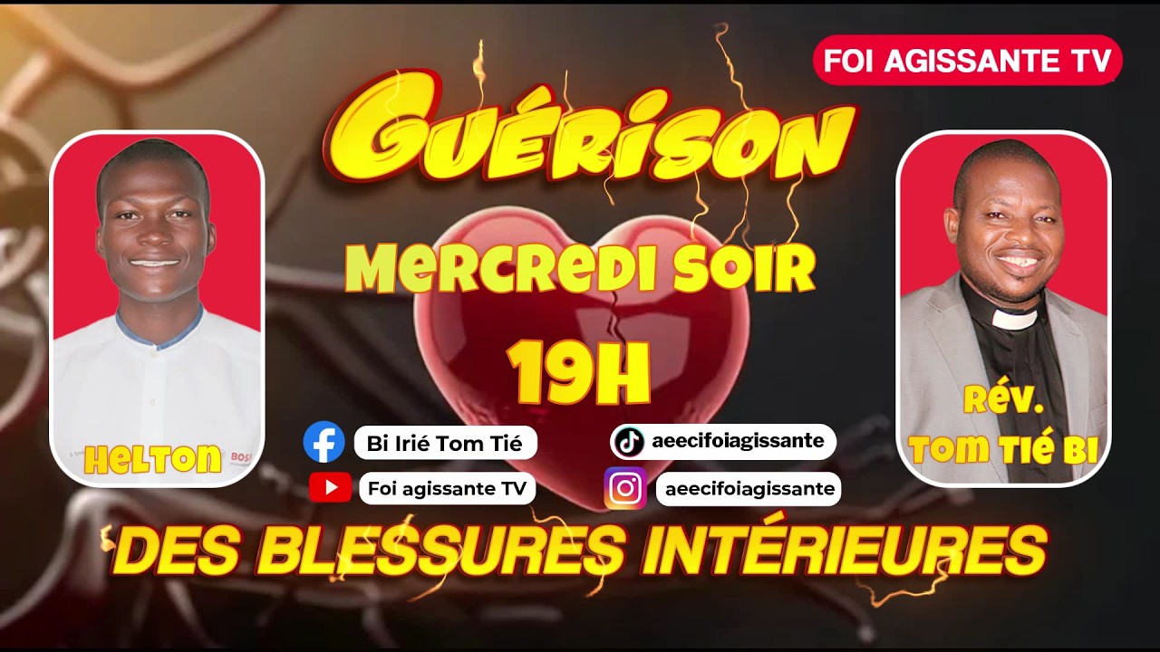 🎥 ÉMISSION : LA GUÉRISON DES BLESSURES INTÉRIEURES 💔➡️❤️