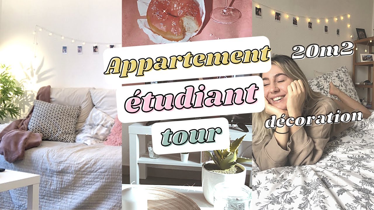APPARTEMENT TOUR : Je décore mon appart à petits prix - 20m2 studio Lyon