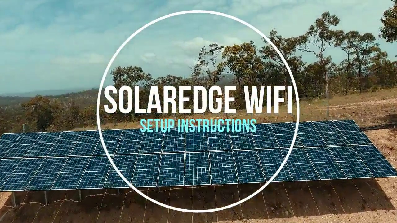 Как настроить WiFi на инверторе Solaredge с экраном