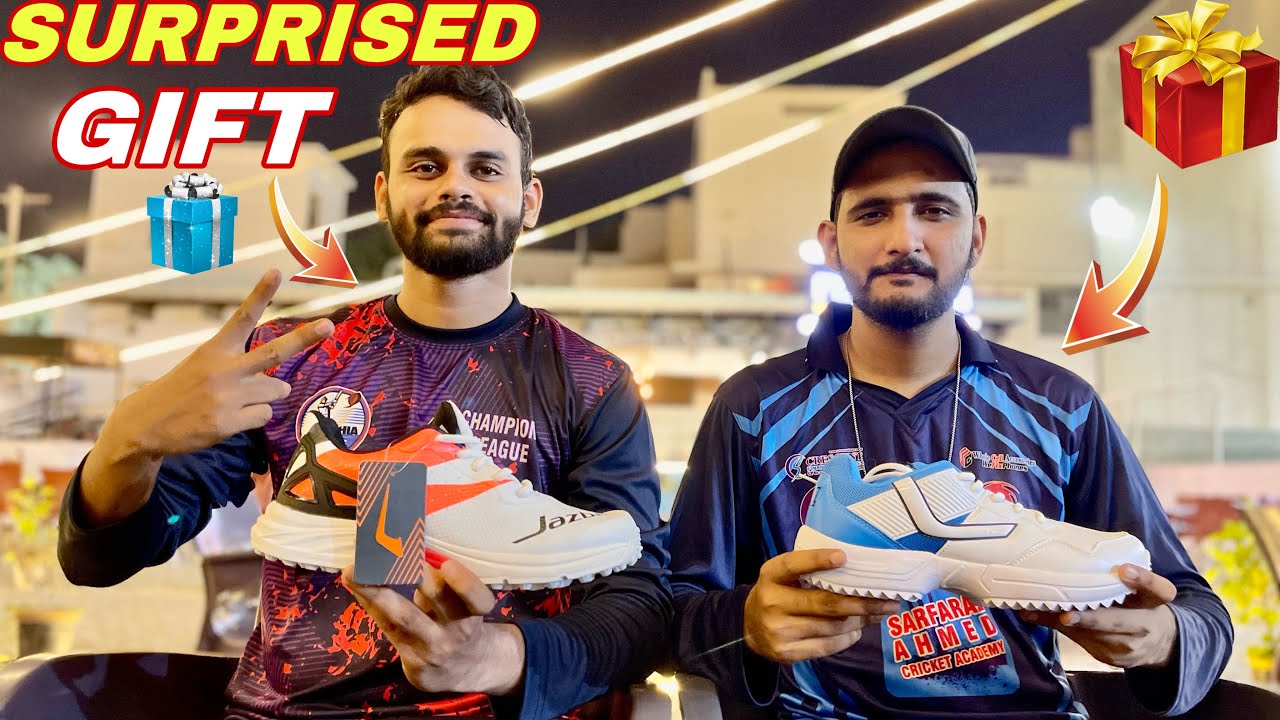 Bowlers Ko Diye Aj Branded Cricket Shoes Aur Babu Ki Birthday bi hui Celebrate 💕