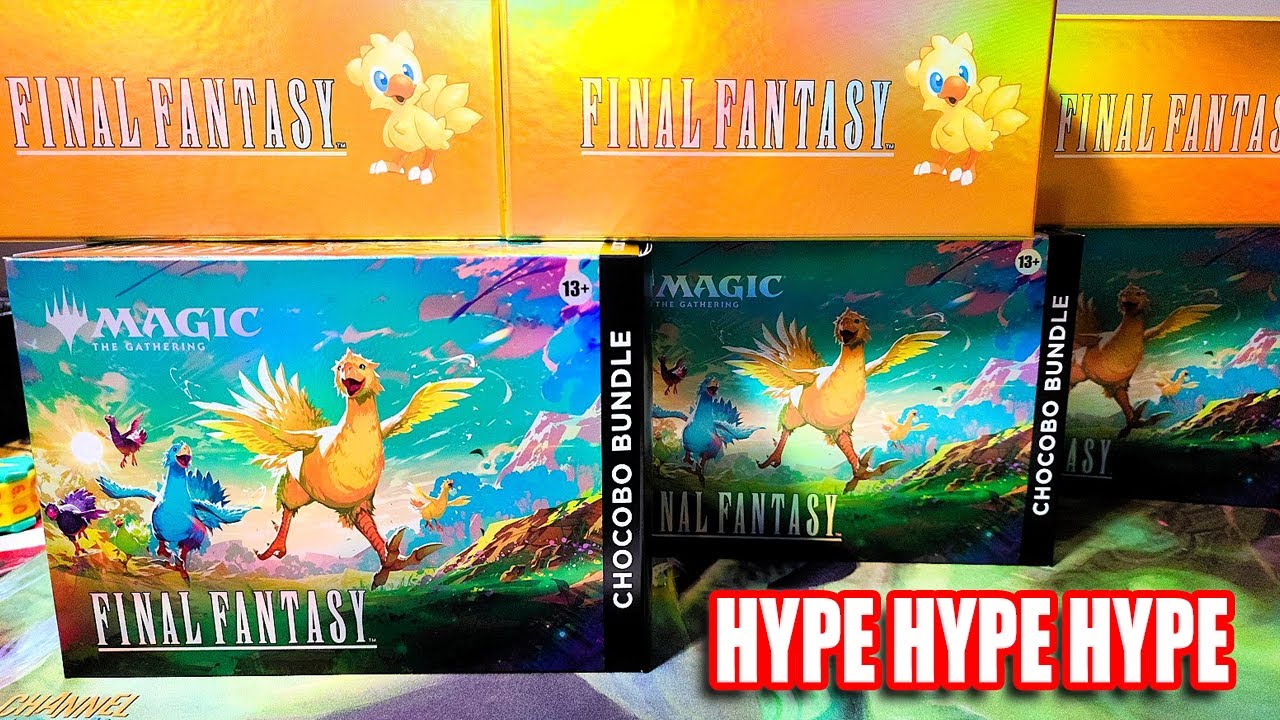Огромная распаковка Final Fantasy Chocobo Bundle