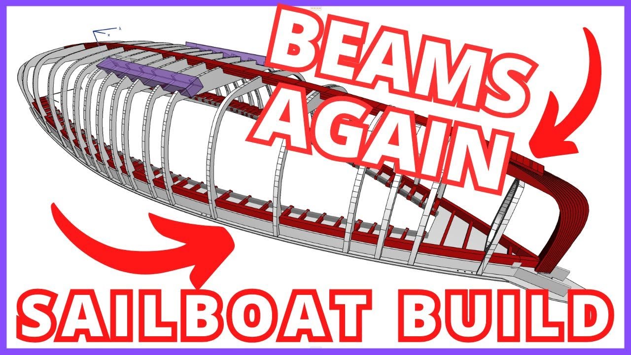 Stuctural beam to DIY Sailboat 🪚🔨 - ep95 Project SeaCamel