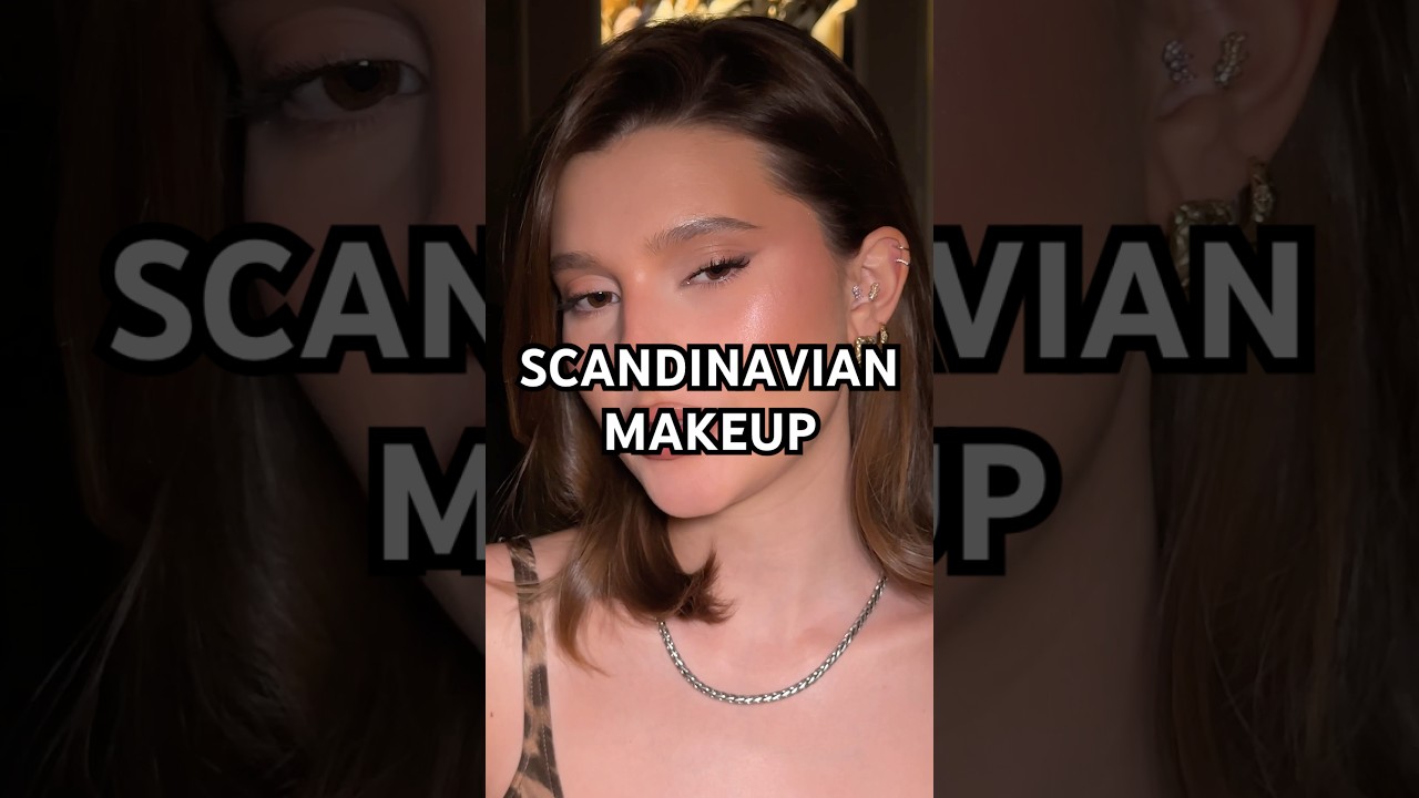 НОВЫЙ ТРЕНД-СКАНДИНАВСКИЙ МАКИЯЖ🧸 #makeuptutorial #makeup #брендкосметики