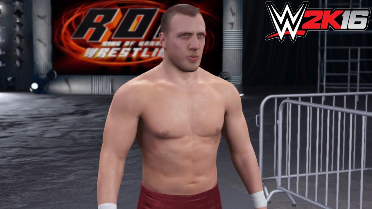 WWE 2K16 PC Mods: "The American Dragon" Bryan Danielson (Ring of Honor Short Hair & without Beard)