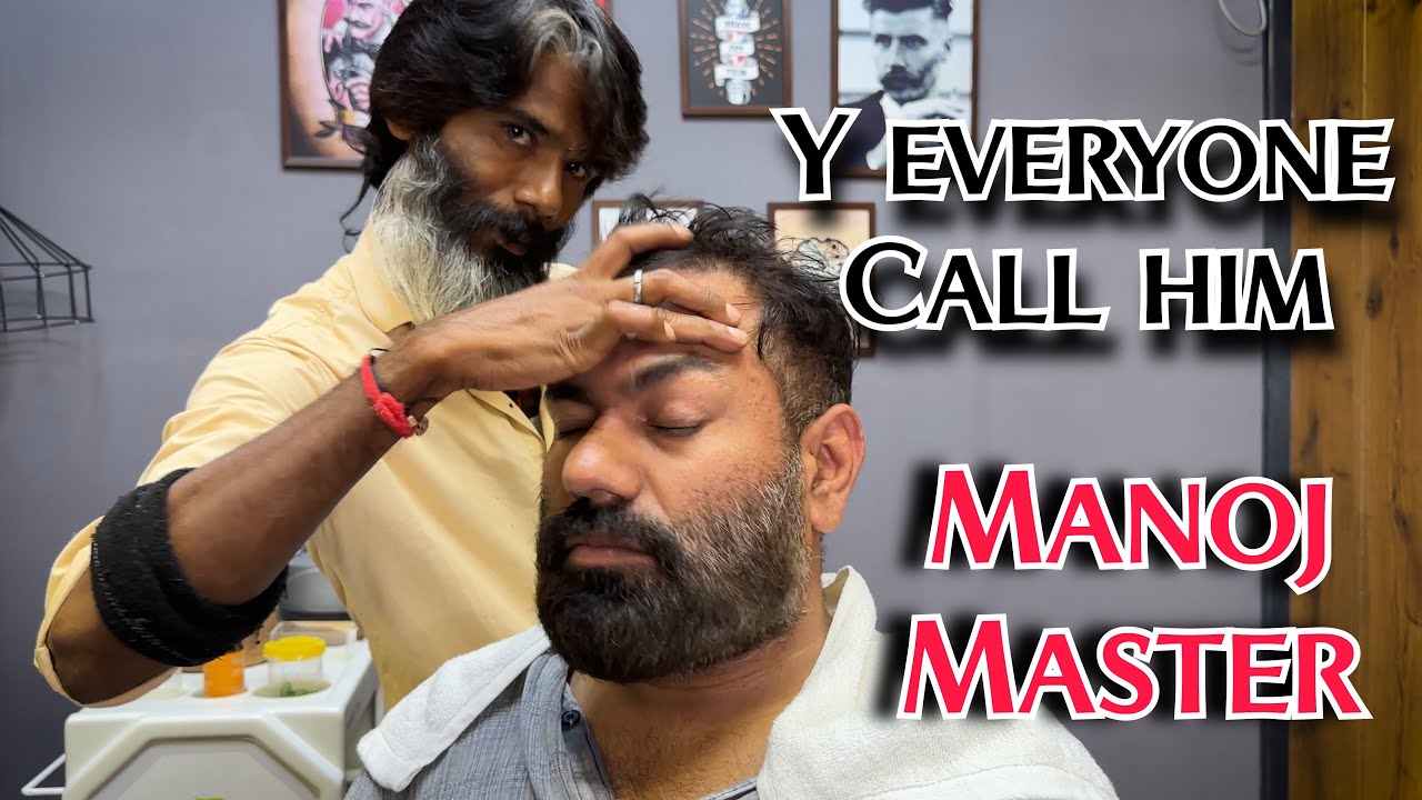 Asmr Semi Intense Head massage, back, Neck, hand, Ear massage by IndianBarber 💈ASHOK💈