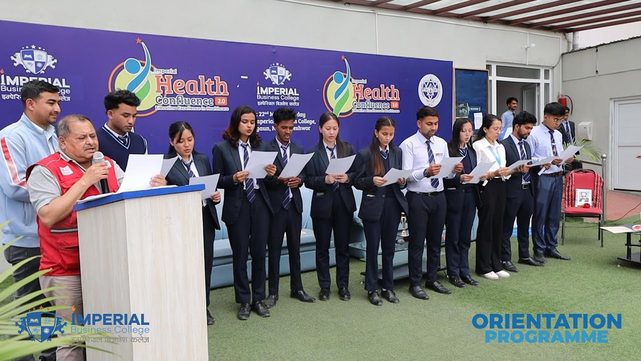Orientation Program, Nepal Red Cross Society #ImperialYouthRedCrossCircle