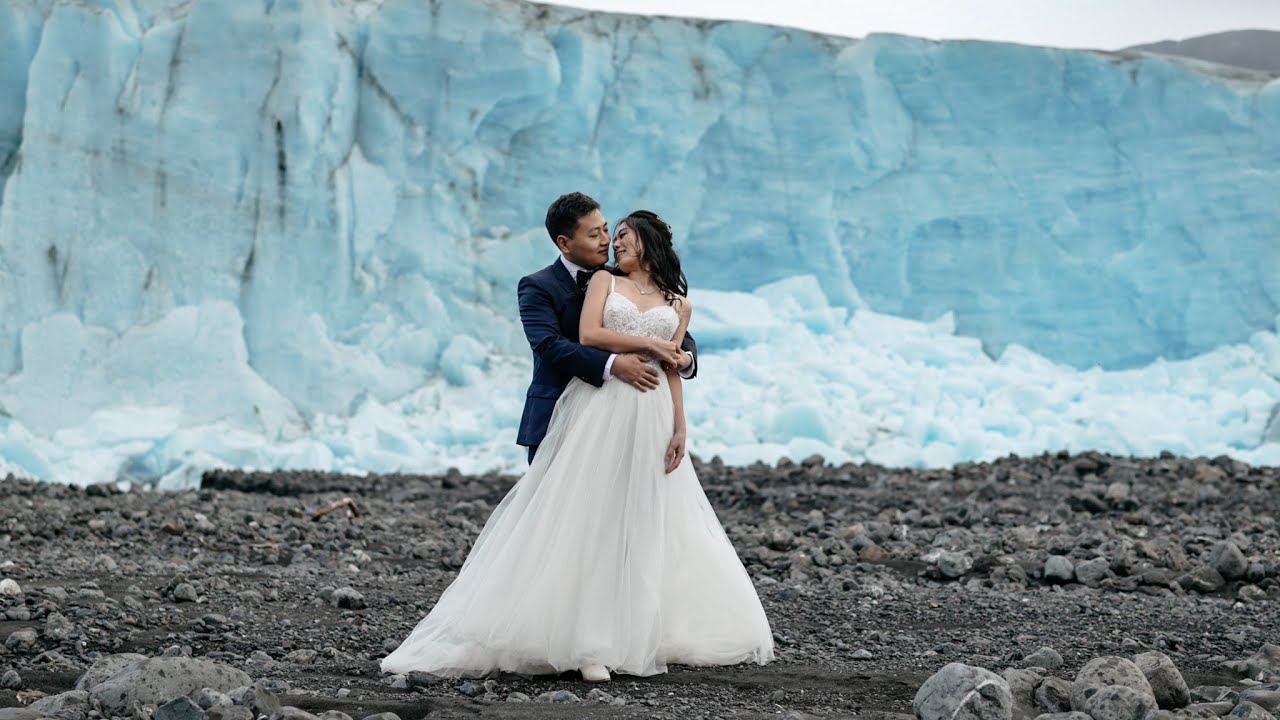 Alaska Glacier Elopement | Yuning & Yining