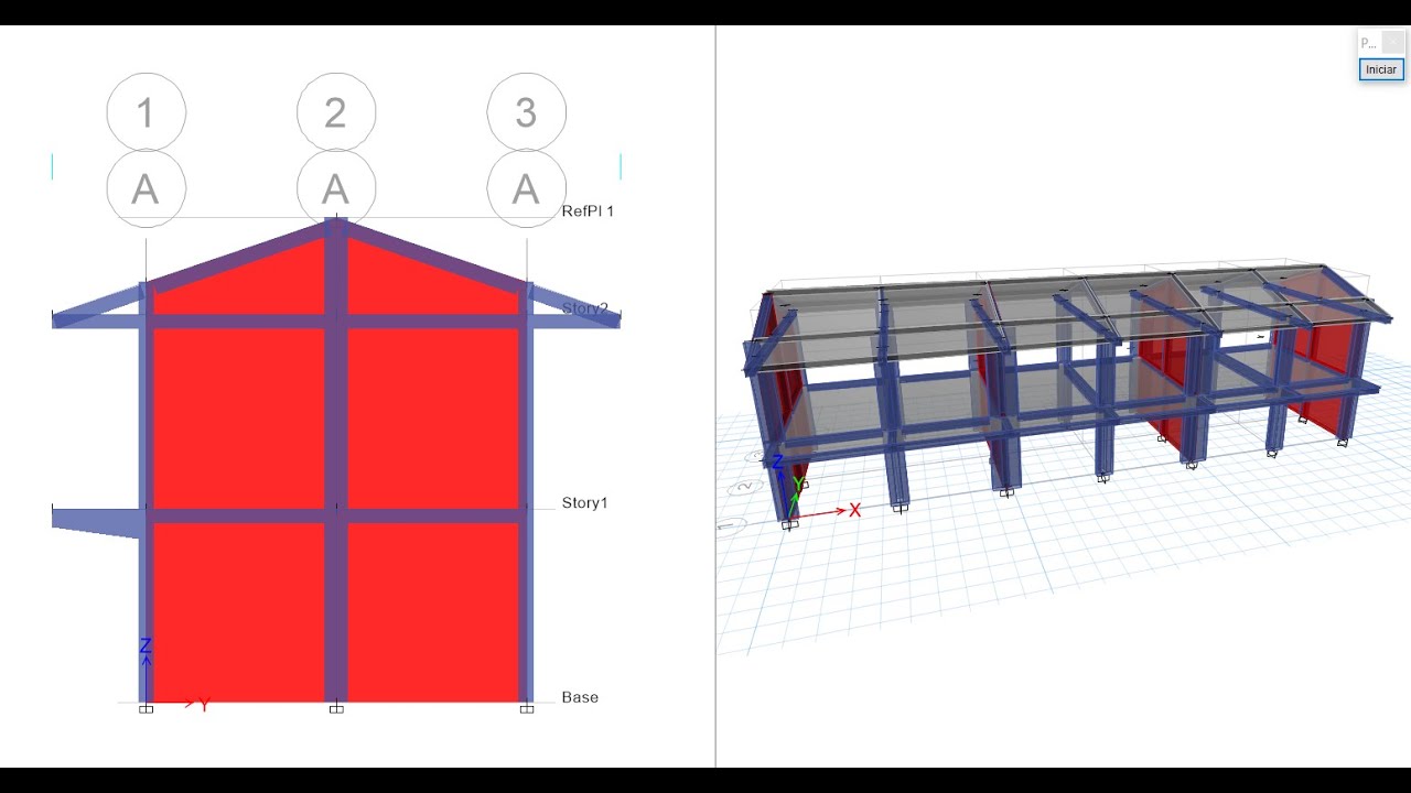 estructuración, analisis y diseño de instituciones educativas en etabs desde cero (2/5)