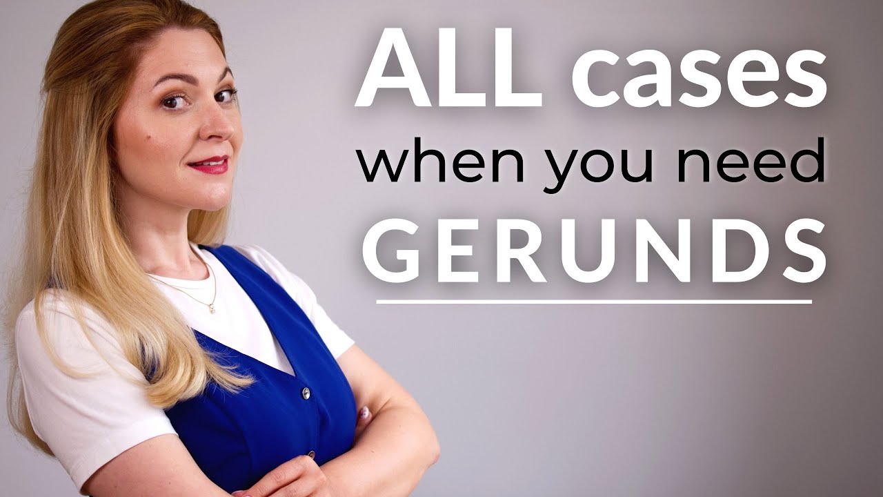 When to use gerund: ALL CASES when You Need gerunds | English grammar