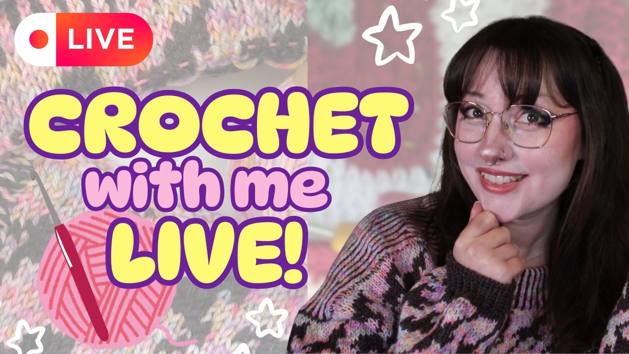 Knit & Crochet With Me LIVE! ♥ Starting A New Elsa Blouse ♥ Shaiyeh