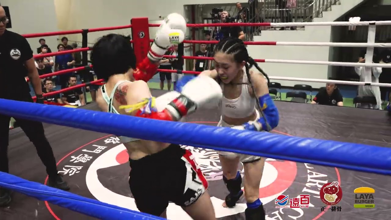 A擂台 第4場 45-50kg 林誼如 VS 施品萱 第五屆桃園市泰拳交流聯賽