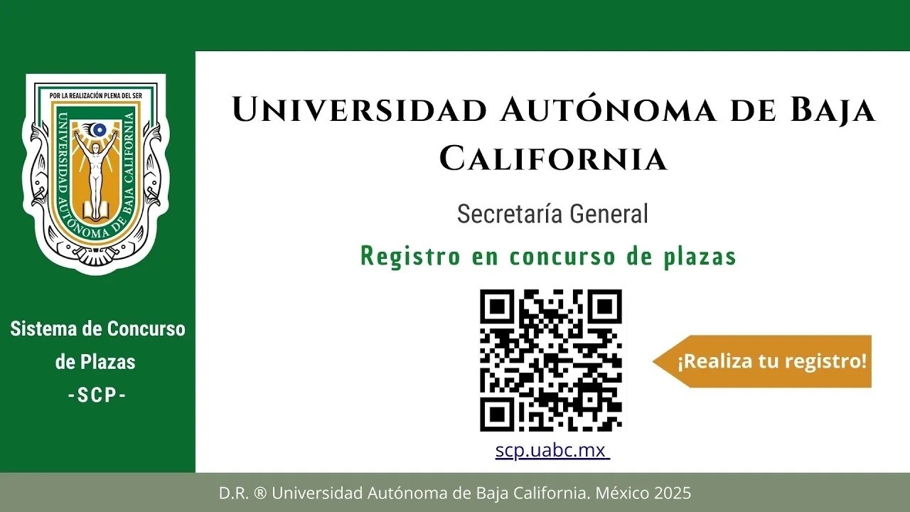 Tutorial para el registro en los concursos de plazas de la UABC