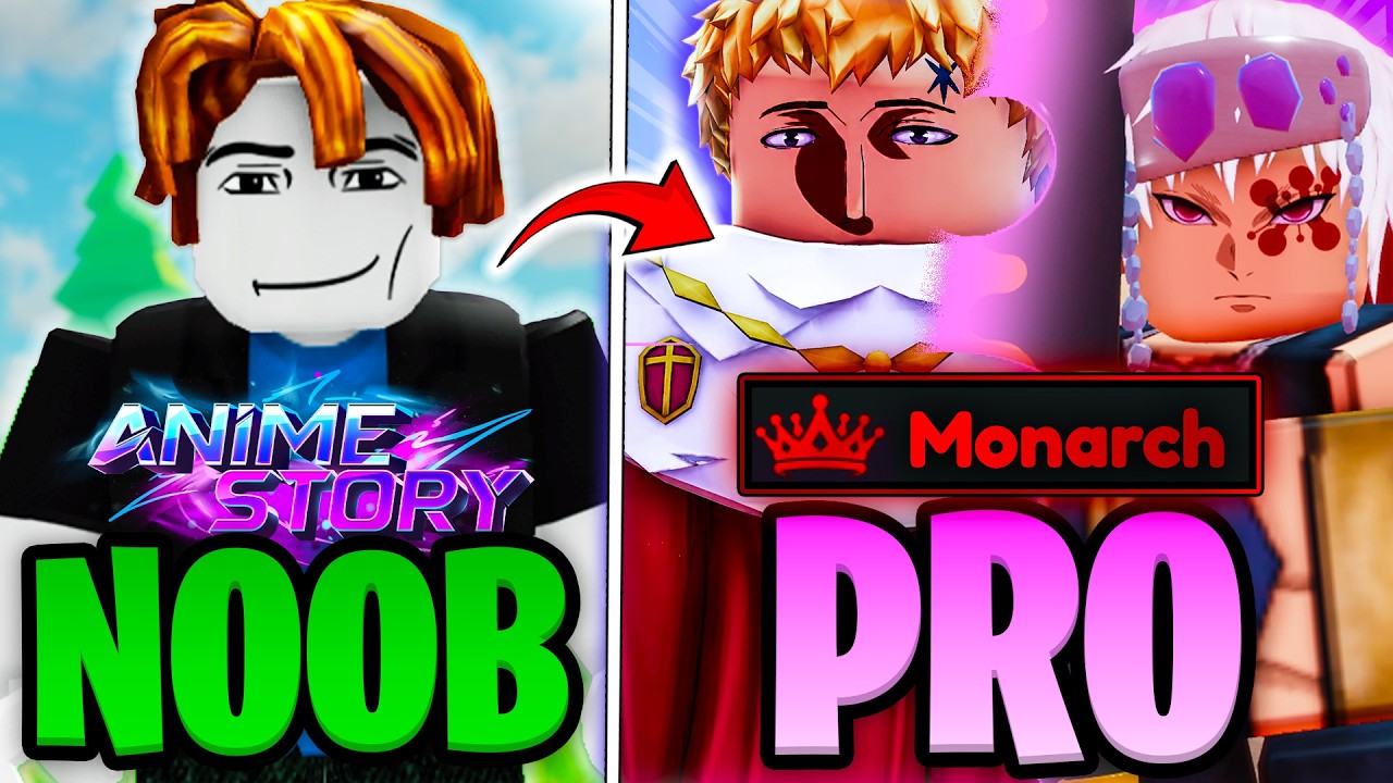 БЕЗУМНОЕ НАЧАЛО! От новичка к профессионалу | Anime Story 2 Roblox | #1