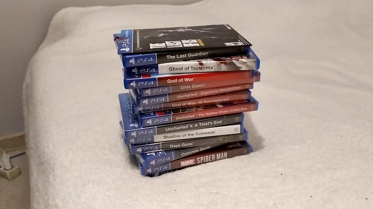 Unboxing 4 paczek (gry na PS4) - Czy zrobili mnie w ciula?