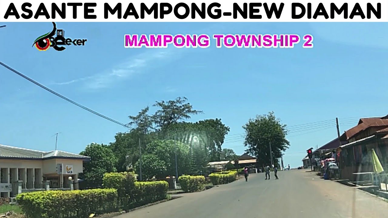 Asante Mampong Township Road Asphalting via New Diaman!