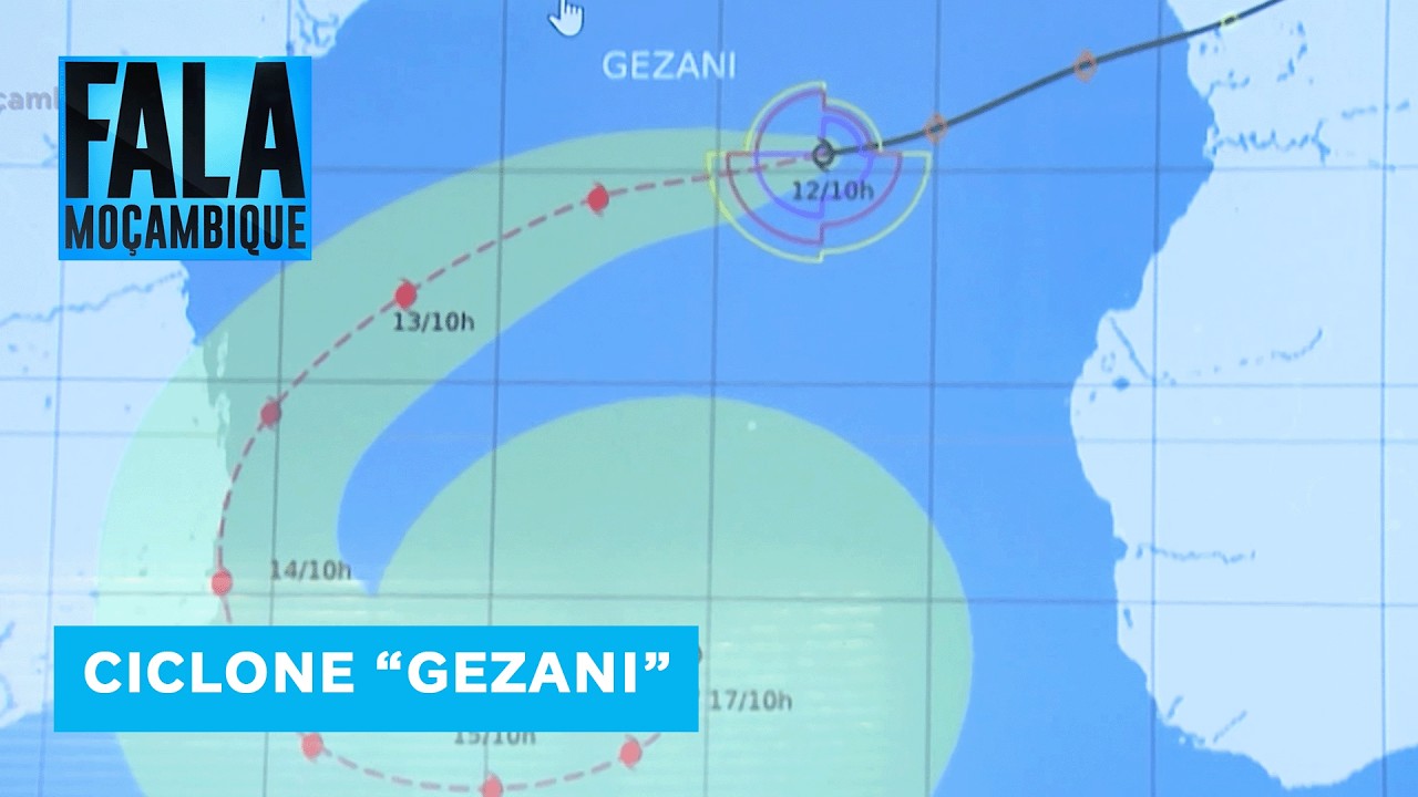 Sistema já está no canal de Moçambique e pode intensificar-se ao atingir Inhambane, Sofala e Gaza