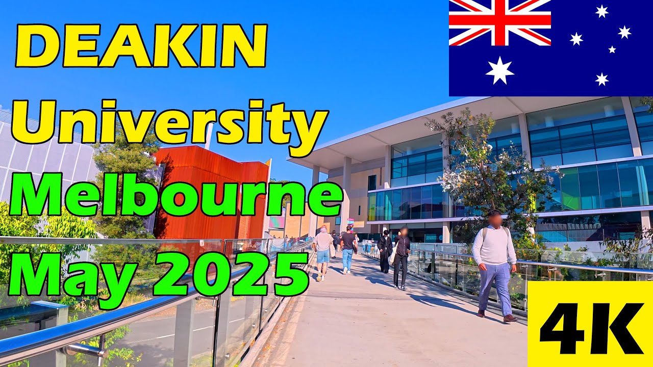 Deakin University MELBOURNE 2025 Campus Tour | International Student's Dream!
