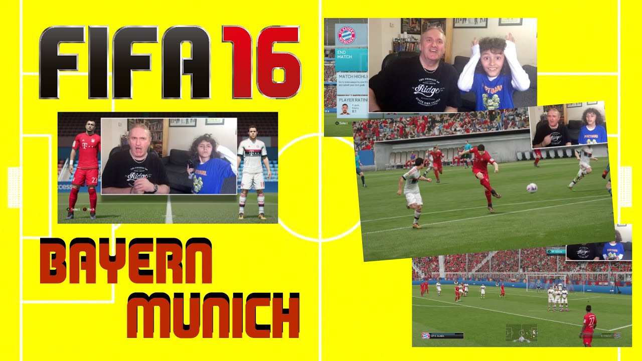 FIFA 16 Bayern Munich Gameplay - Mano v Ninja Boyo