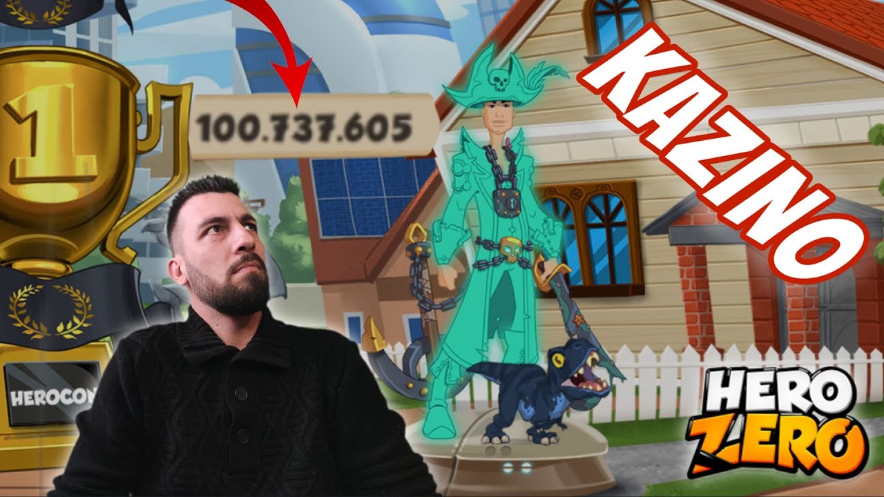 Ρίχνω τα 100 μύρια + ΚΑΖΙΝΟ || Hero Zero Greek