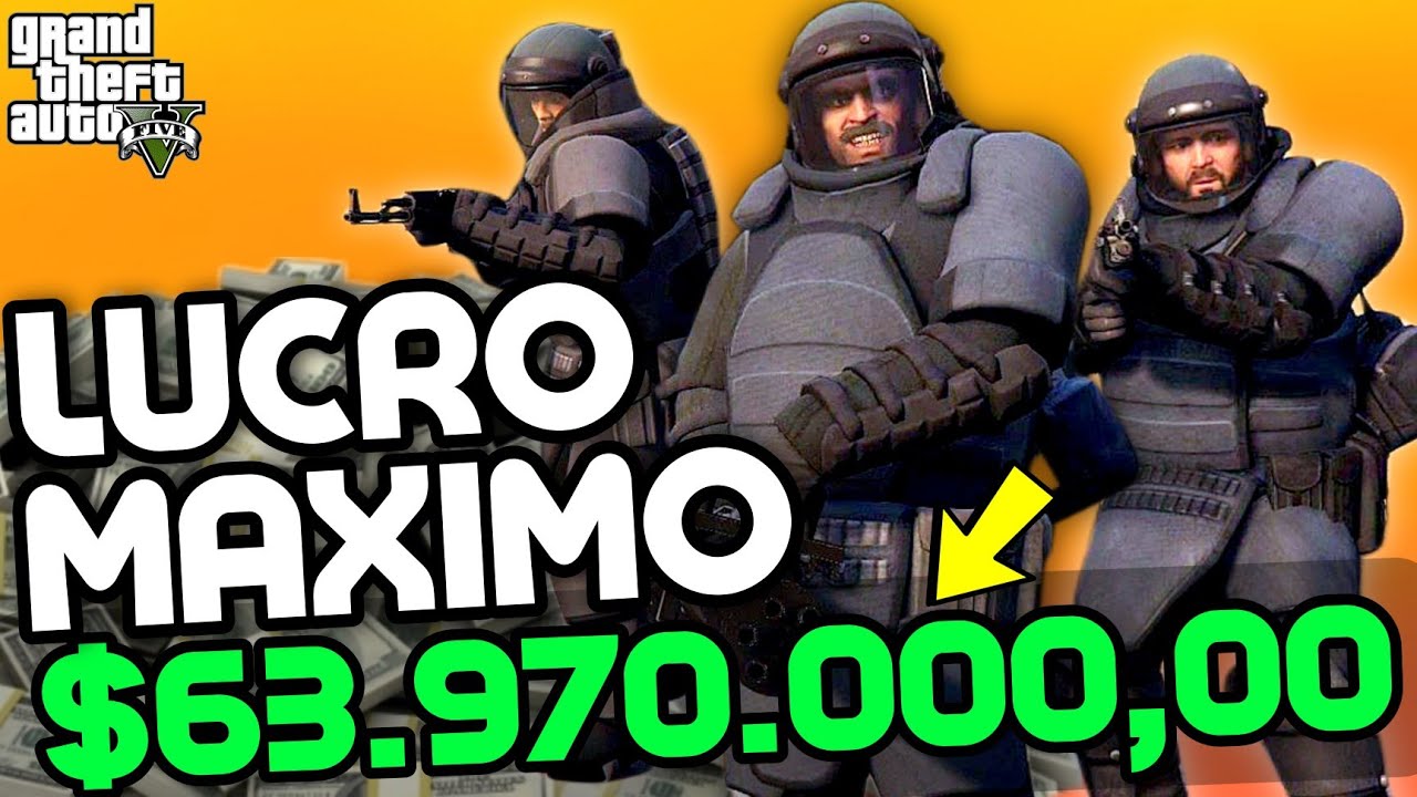 COMO TER LUCRO MAXIMO EM TODOS OS GOLPES *MELHOR EQUIPE* - GTA 5