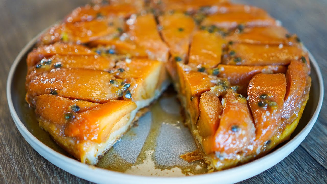 Tarte TATIN de KAKI pomme caramélisé, c'est de saison et vous allez kiffer :)