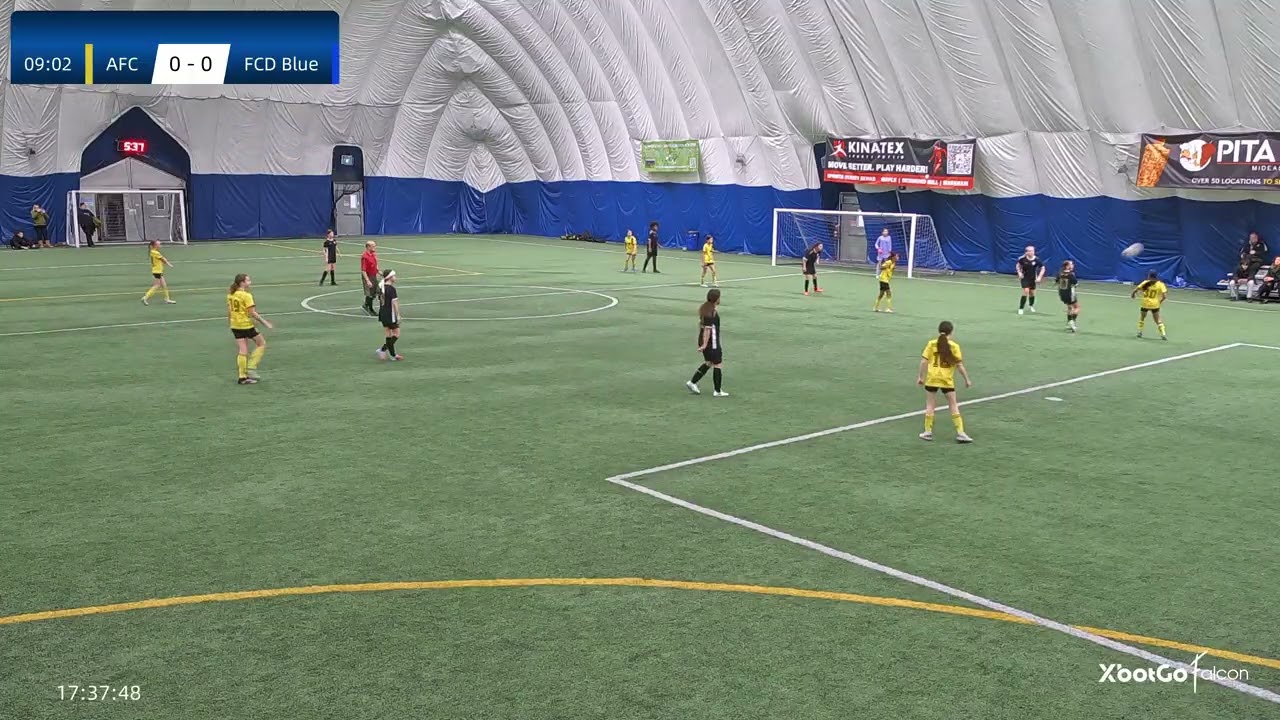 [XbotGo Falcon Test] 2nd Half - Aurora FC Yellow U12 (2014) vs FC Durham Blue 02-15-26