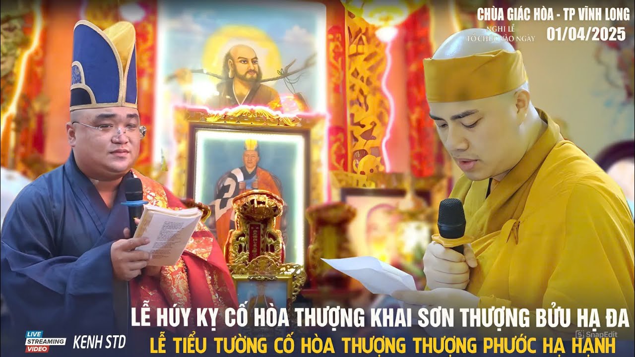 Lễ Tưởng Niệm Húy Kỵ Cố Hòa Thượng Khai Sơn Chùa Giác Hòa TP Vĩnh Long