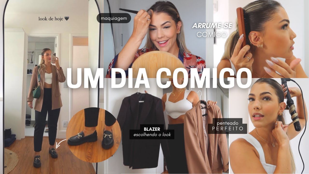 ARRUME-SE COMIGO, SAPATO NOVO, PENTEADO PERFEITO, LOOK ELEGANTE E ESTILOSO ✨ UM DIA COMIGO