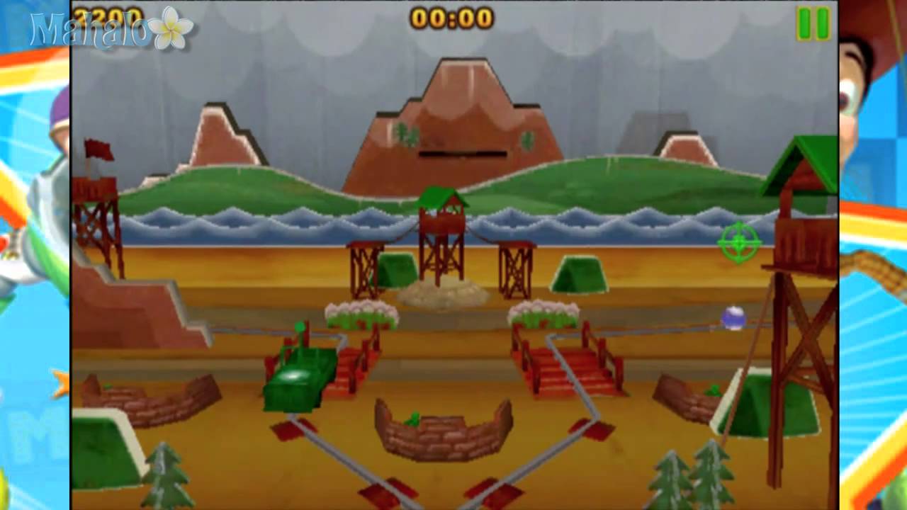 Toy Story Mania: Green Army Men Shoot Camp Easy Mode