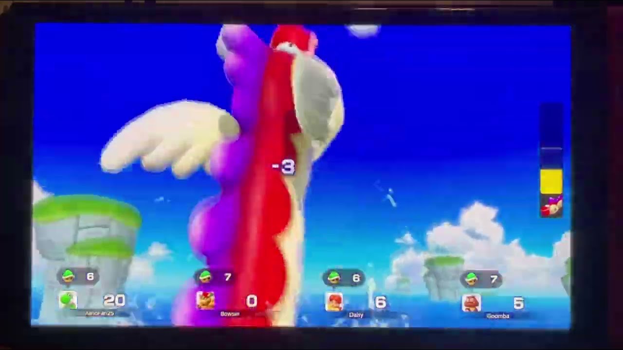 Super Mario Party Jamboree - Boss Rush - Yoshi vs Bowser vs Daisy vs Goomba