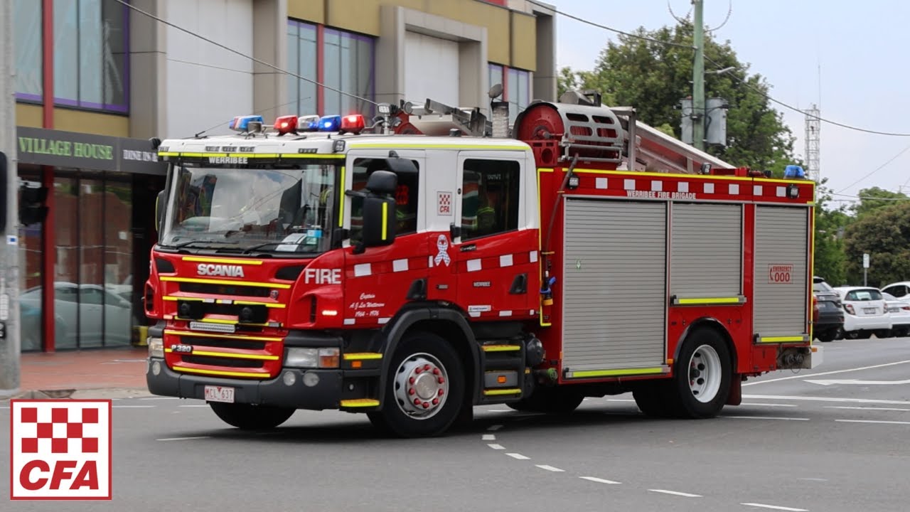 *Carson Dual Wail/Yelp* - CFA | Werribee Pumper Turning Out Code 1 to Alarm Operating in Werribee