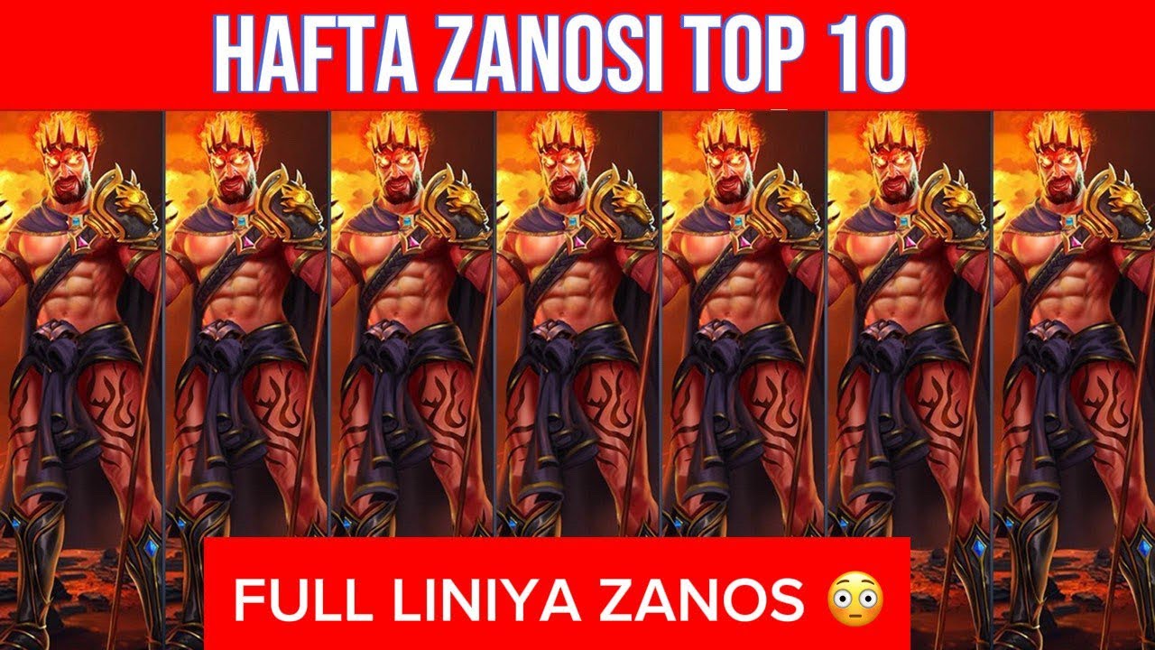 HAFTANING TOP 10 ZANOSI. KURATORDAN ZANOSNI JINNISI 