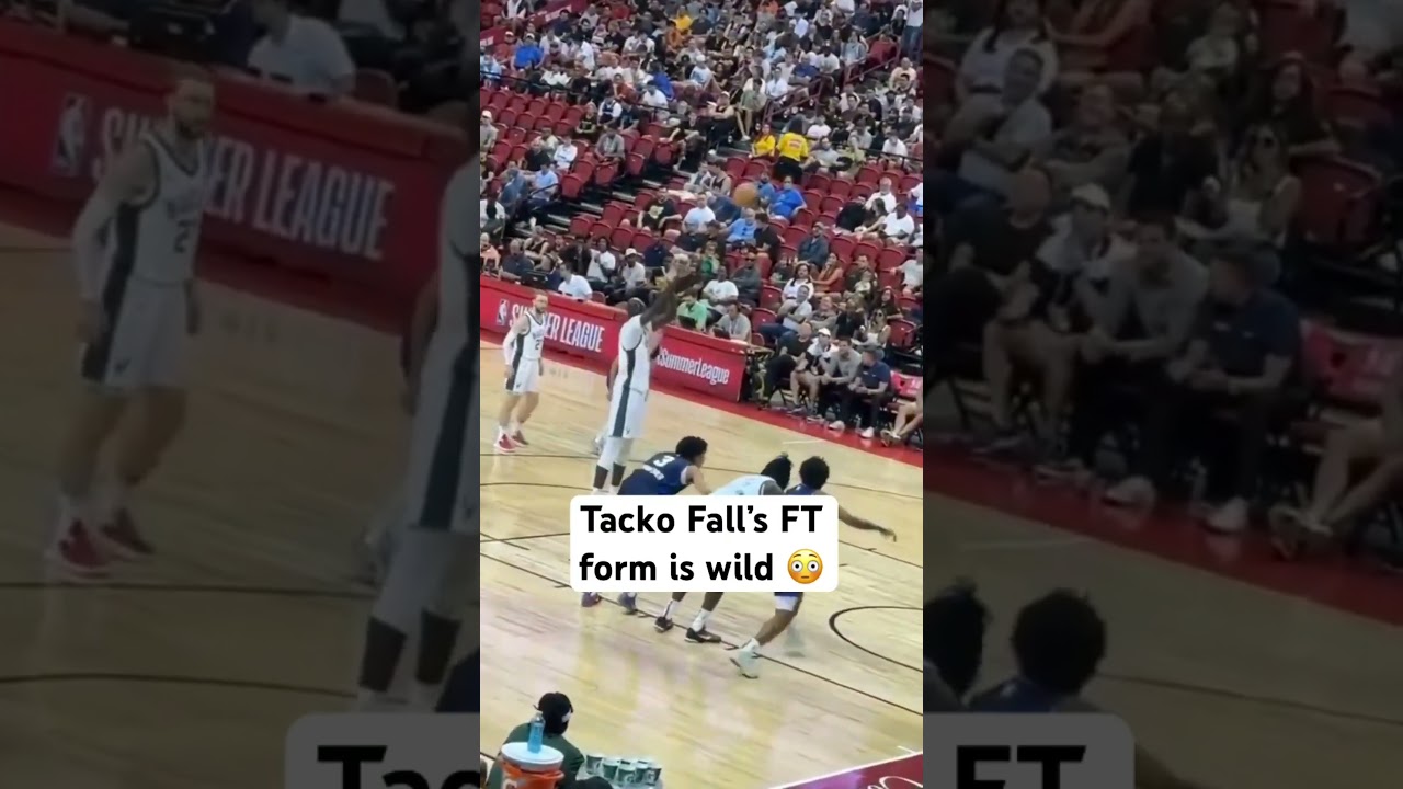 Tacko Fall's Free Throw Form CONFUSES Everyone!😂🤣 | NBA Summer League!