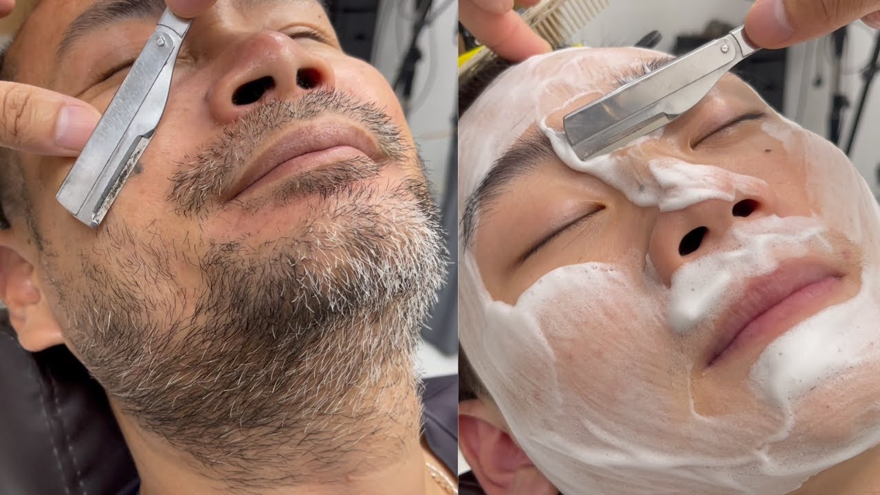 ASMR 👳‍♂️ FOR A GOOD SLEEP 😵 79 MINUTES SHAVING BEARDS AND DEAD SKIN FOR MAN | SHAVING ASMR EP301.1