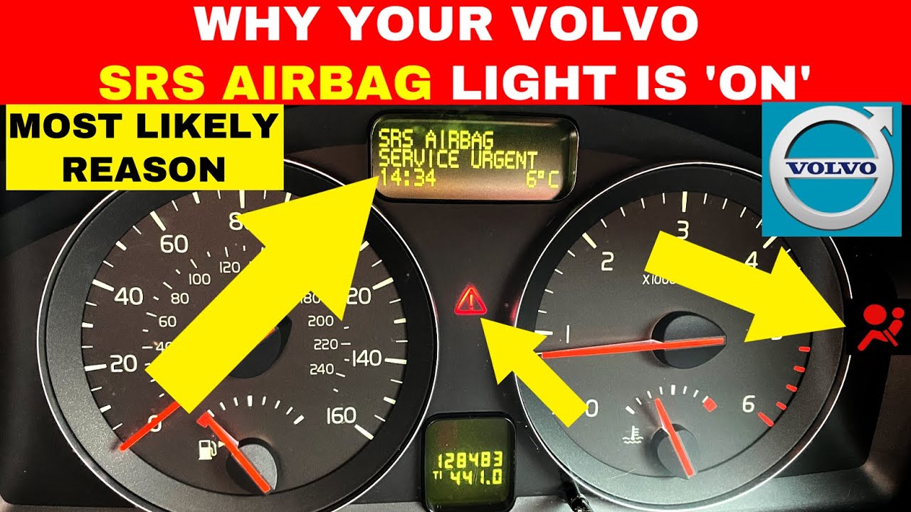Почему горит индикатор подушки безопасности SRS в вашем Volvo?