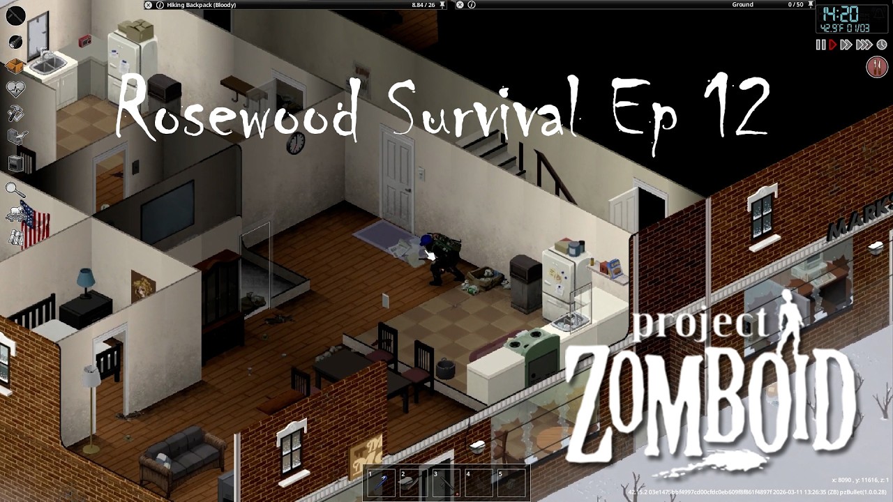 Project Zomboid Rosewood Survival Ep 12 | Checking out some main street apartments