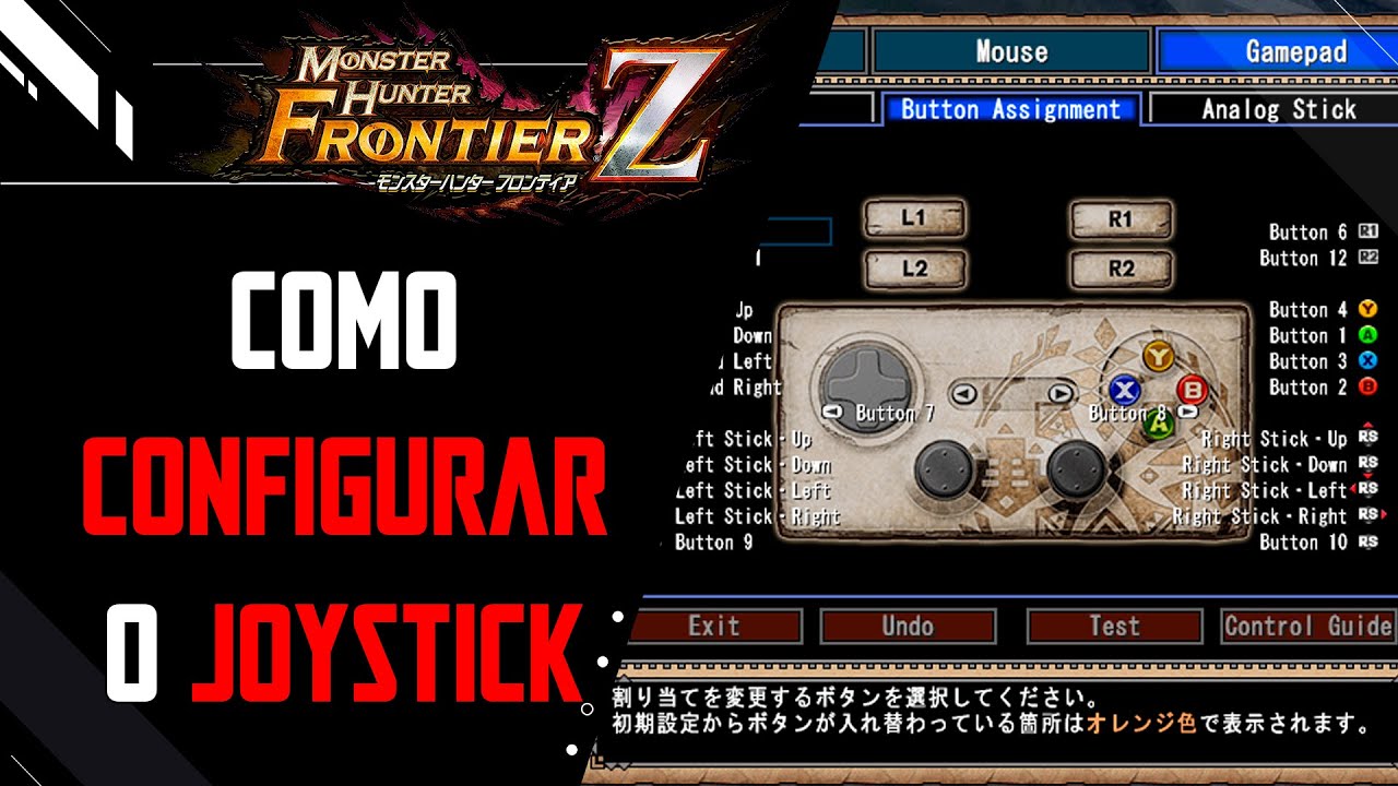 Monster Hunter Frontier - Como Configurar o Joystick