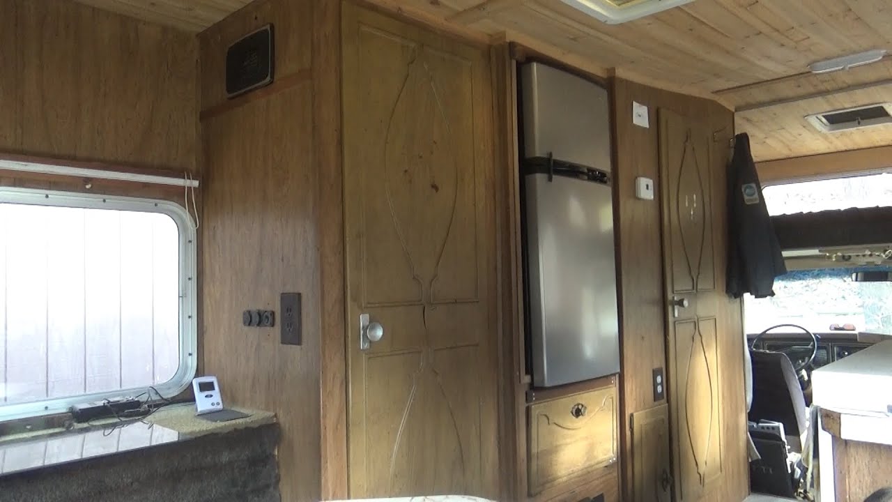 V203 Motorhome gets a refrigerator