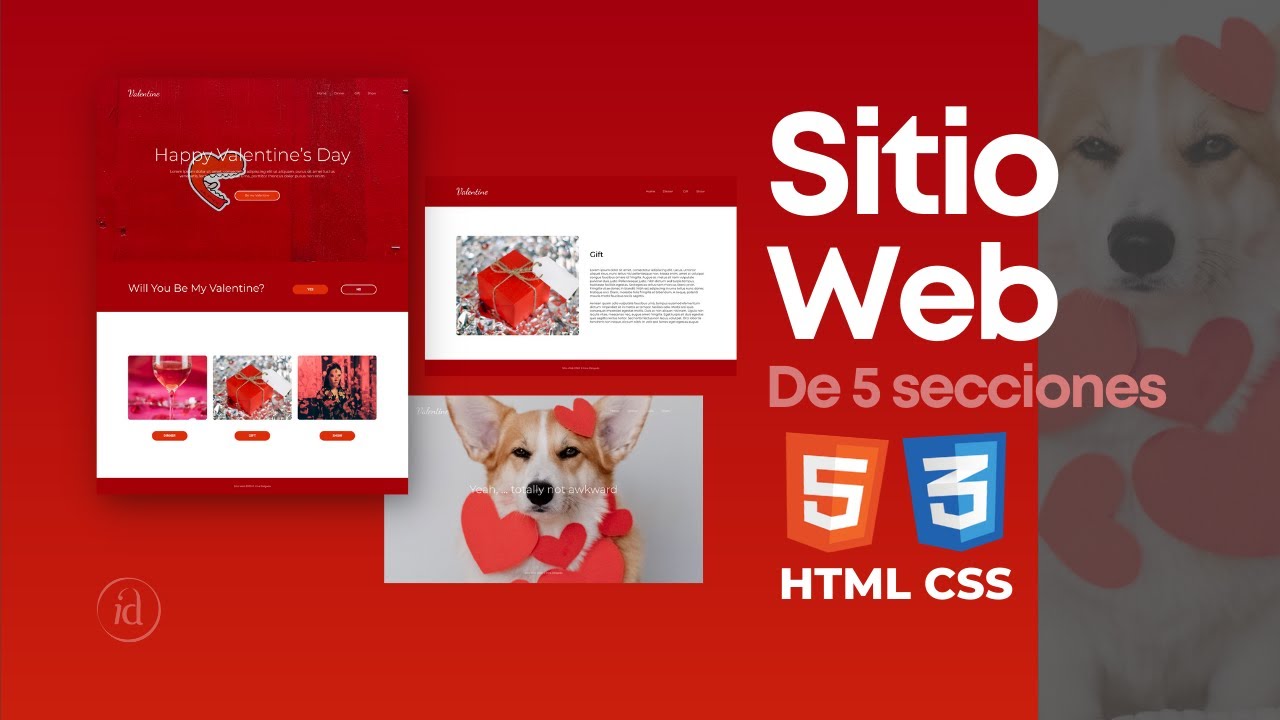 Feliz Día De San Valentín | Sitio Con HTML Y CSS