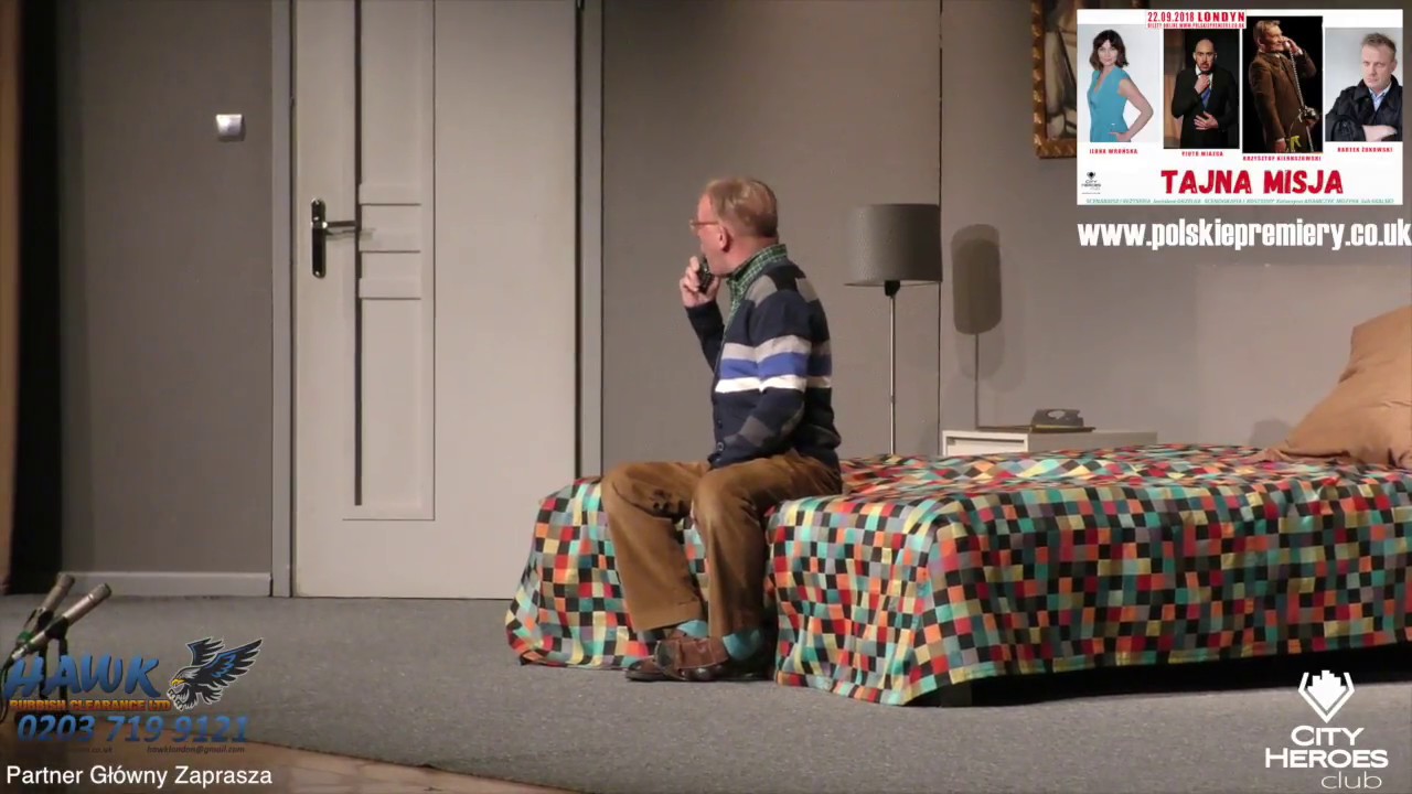 Video relacja z londyńskiej premiery spektaklu Między Łóżkami 09.06.2018