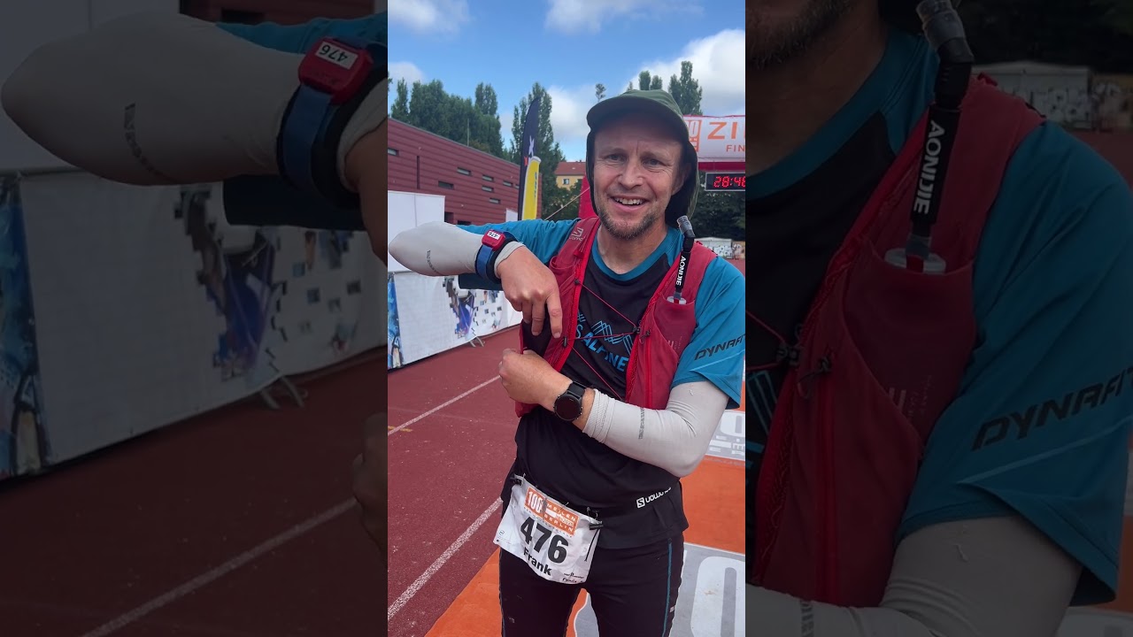 Frank Emotionaler Zieleinlauf beim 100 Meilen Berlin 2025 #lgmauerweg  #100meilenberlin