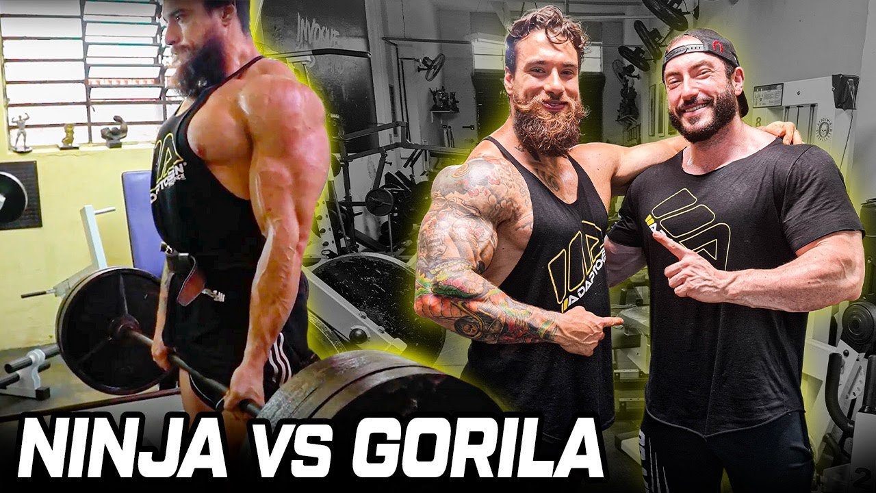 JÚLIO GORILA E NINJA | TREINO DE DORSAIS INSANO