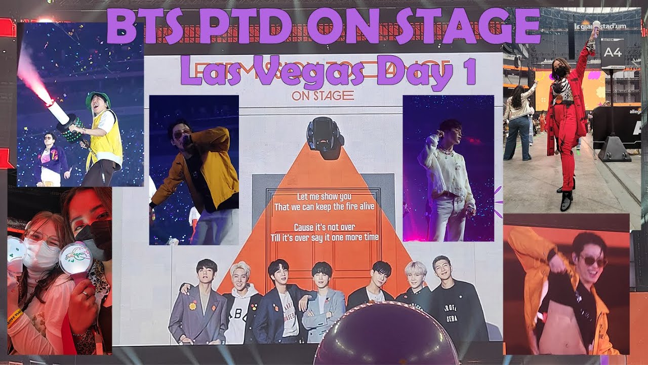 220408 BTS (방탄소년단) Permission to Dance On Stage in Las Vegas Day 1 Concert at Allegiant Stadium Vlog