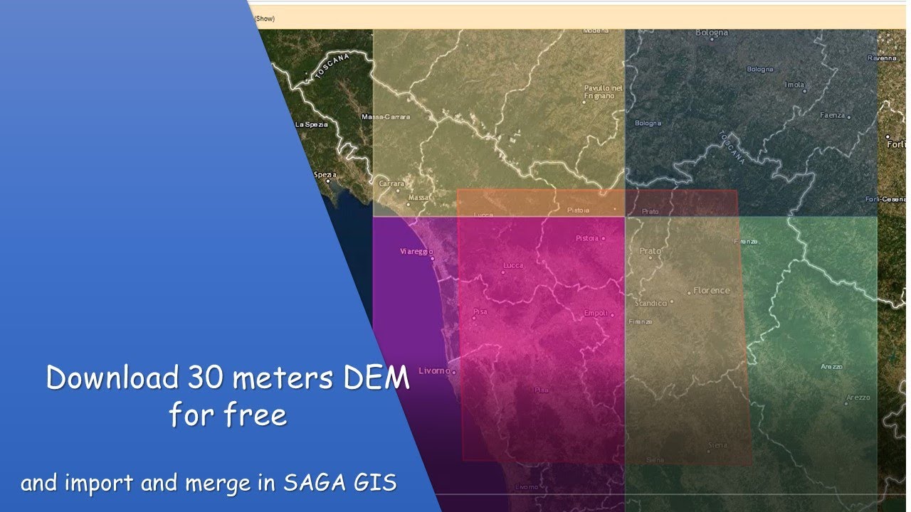 Download 30 meters for free and import and merge in SAGA GIS