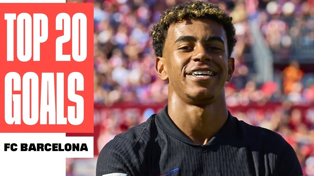 ¡Los 20 MEJORES GOLES del FC BARCELONA CAMPEÓN!