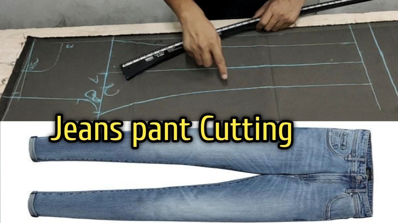 How to cutting jeans pants | जींस पैंट की कटिंग कैसे करें | Jeans Pant Cutting |