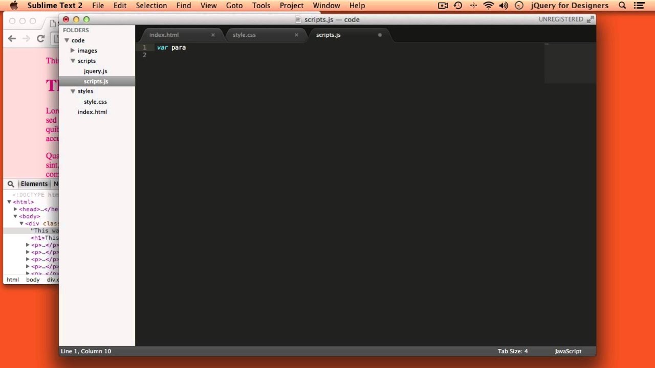 Designers Learning jQuery Episode 3: Adding and Moving Content